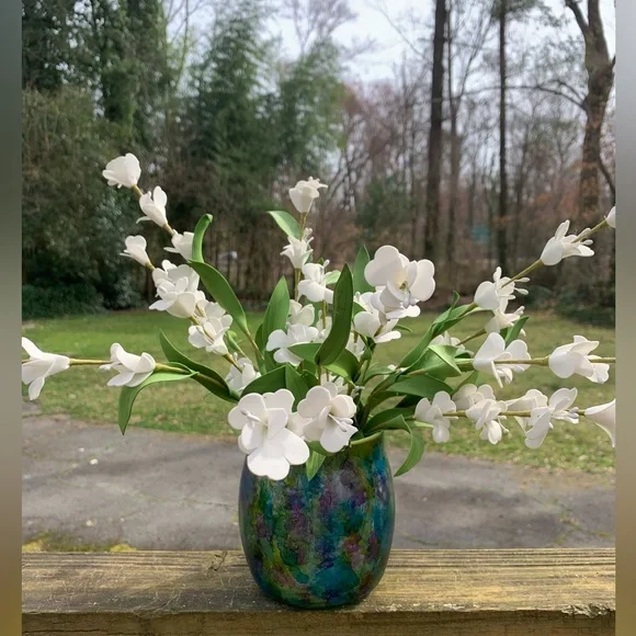 Hand Painted Multi-Use Jar/Vase - Picture 4 of 9